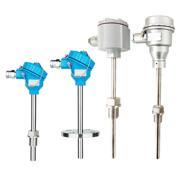 WRN-630工業(yè)用固定螺紋錐形保護管式熱電偶